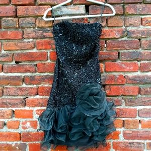 Vintage 80's Prom Goth Dream Dress